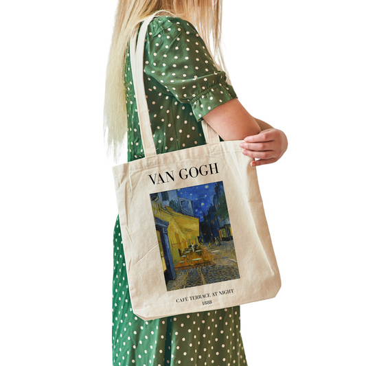 Tote Bag Van Gogh Cafe Terrace At Nigh